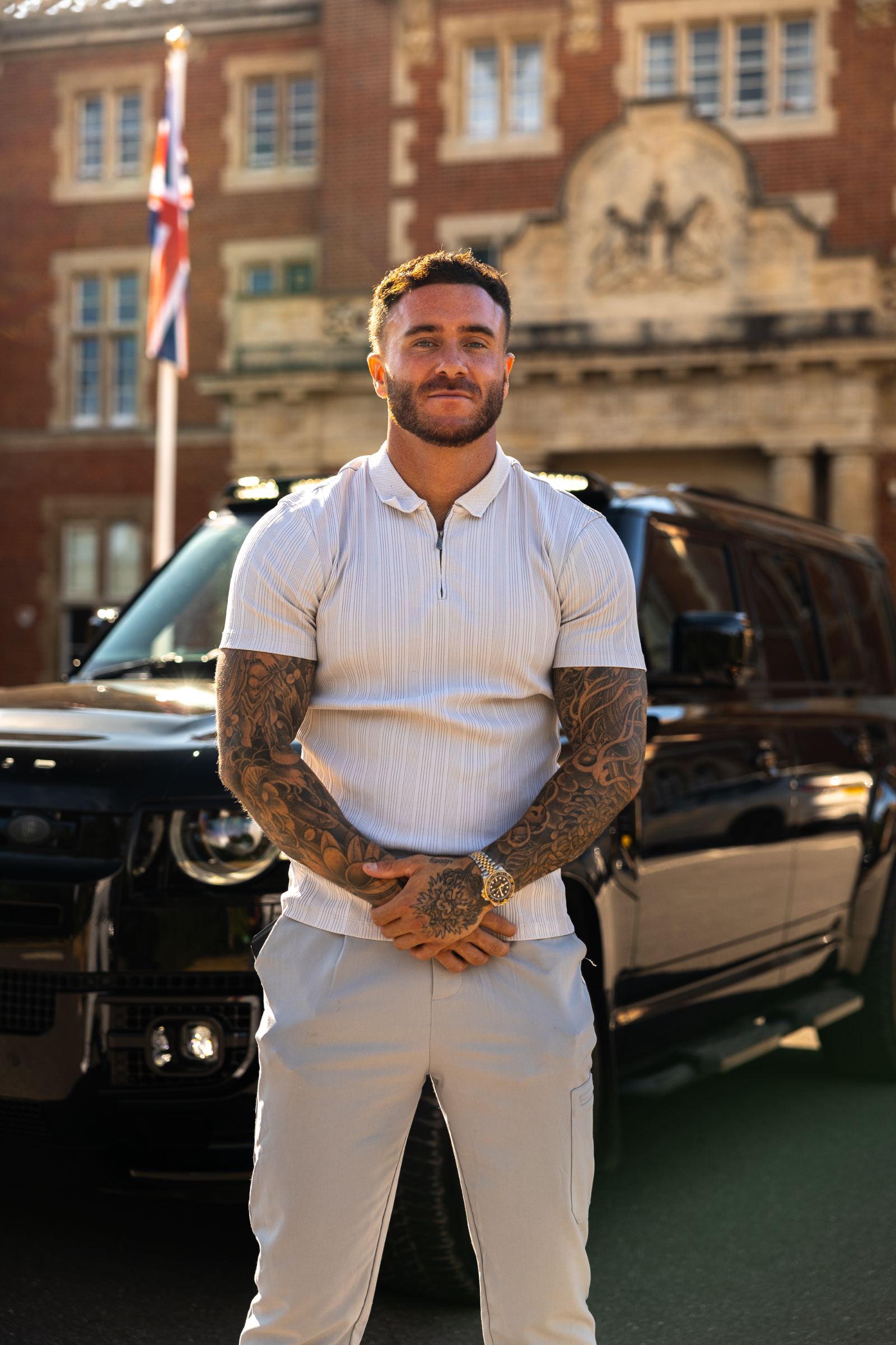 Joe Carr outside Easthampstead Park